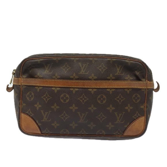 LOUIS VUITTON Monogram Compiegne 28 Clutch Bag M51845 LV Auth yk13555 - Picture 13 of 16